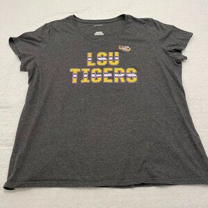 Women’s Gray LSU Tigers TShirt 2XL
